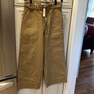 NWT Madewell Vintage Wide Leg Cropped pant S 25